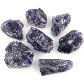 0.55 lb Natural Raw Stones Rough Stones Crystal 1.25-2.0" Healing Crystals for DIY, Tumbling, Wire Wrapping, Meditation, Decoration, Fountain Rocks (Black Obsidian)