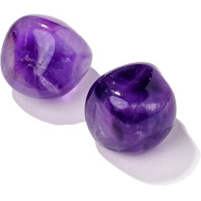 Apengshi Polished Stone Blue Apatite Tumbled Stone 2pcs Natural Crystal and Healing Stones Irregular Stone for DIY Home Decor Garden Fountain 0.9''-2''