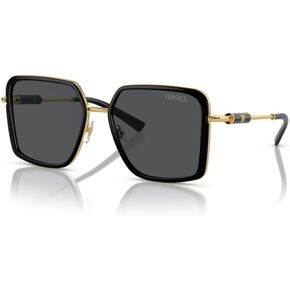 Versace VE2261 نظارة شمسية مربعة للنساء + حزمة مع مصمم Iwear مجموعة نظارات مجانية