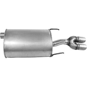 Walker Soundfx 18981 مباشرة ملائمة العادم كاتم الصوت 1.875 "Inlet (id) 2.25" منفذ (OD) ل Pontiac Grand Prix