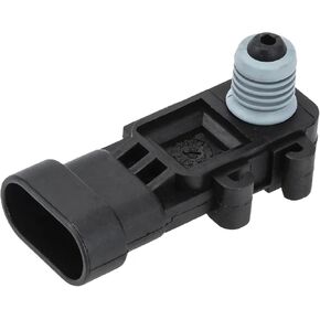 Fuel Tank Pressure Sensor, Fuel Pump Tank Vapor Vent Sensor, Standard Replacement 16238399 9377680 09377680 16196060, Compatible with Delphi III Cadillac Chevrolet GM Hummer (Black)