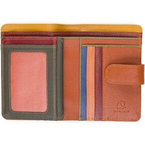 mywalit Medium Snap Wallet - Multi-Color, 9 Card, Id Window, Zip Coin Pocket