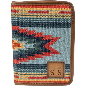 STS Ranchwear Women's Chaynee Valley Serape Magnetic Wallet Leather Bifold Closure Multiple Card Western Style, Multi