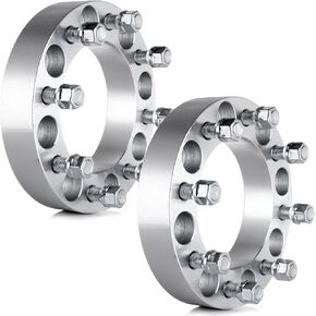 ECCPP 2PCS 8 Lug Wheel Spacers 1.5 "8x6.5 إلى 8x6.5 8x165.1mm 126.15mm 14x1.5 ملائمة لعام 2001-2006 لشيفروليه سيلفرادو 1500 HD |