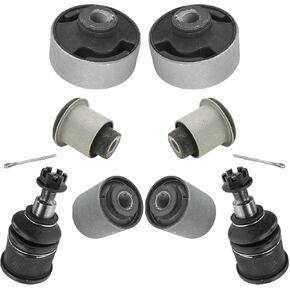 TRQ Front Suspension Kit Ball Joint Control Arm Bushing Compatible with 2004-2008 Acura TSX 2003-2007 Honda Accord