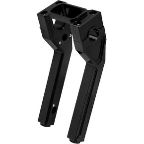 HDBUBALUS Motorcycle 10'' Handlebar Riser Extender Handle Bars Clamp Mount Fit For Harley Softail Sport Glide, Street Bob, Lowrider ST, FXST 2018-up Black