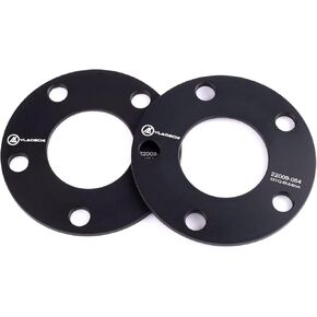VLAOSCHI Black 5x100 فواصل العجلة Hubcentric 1/2 بوصة (12 مم) 56.1mm محور يتحمل متوافق مع Subaru 5 Lug لعام 1995-2022 Impreza | 2005-2014 Outback | 2013-2022 BRZ | 1998-2022 فورستر - حزمة 2