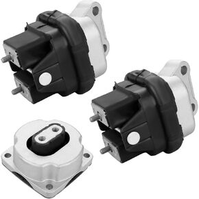 jdmon 3pcs محرك المحرك ونقل مجموعة طقم Mount Kit لـ Chrysler 300 ، Dodge Challenger ، Charger 5.7L 2006-2009 متوافق مع A5388 / GP3163 / 3163 / A5390 / GP3138 / 3138