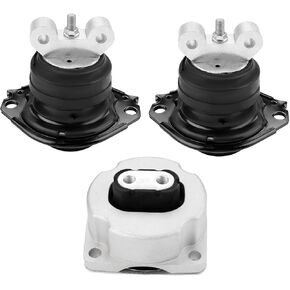 JDMON 3Pcs Engine Motor Transmission Mount Replacement for Chrysler 300 2011-2017 Dodge Challenger, Charger 3.6L 5.7L Compatible with A5522, A5388, 4726030AG, 4578061AC