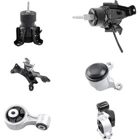6Pcs Engine Motor Mount Compatible with Nissan Murano 2009-2014 & for Nissan Quest 2011-2014 V6 3.5L Transmission Mount Set, Replace A7399 A4354HY A7372 A4371HY A7363 A7381