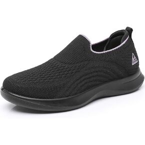 AIDNFDFA Womens Slip On Shoes Casual Tennis Sneakers Lightweight Comfortable Walking Footwear for Gym Travel Work