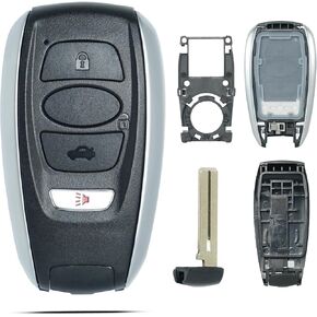 key fob shell case pitts for subaru legacy outback impreza ascent forester brz wrx sti xv crosstrek 2014-2023 under under remote control 4 button cover cover hyq14ahk