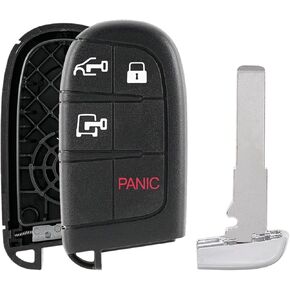 استبدال مفتاح FOB CASE COVER FOR RAM PROMASTER 1500 2500 3500 دخول بدون مفتاح SMART REMOTE SHELL M3N-40821302