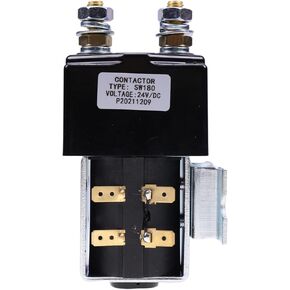 24V Drive Contactor Solenoid Continuous 74267GT Compatible with Genie Lift QS-12R QS-15R QS-20R GS-2046 GS-2046 TZ-34/20 TZ-50/3 Z-30/20N Z-33/18 Z-34/22N Z-40/23N Z-45/25 DC