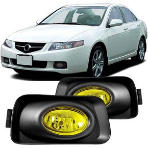 Winjet WJ30-0001-09 OEM Series for [2004-2005 Acura TSX] Driving Fog Lights + Switch + Wiring Kit