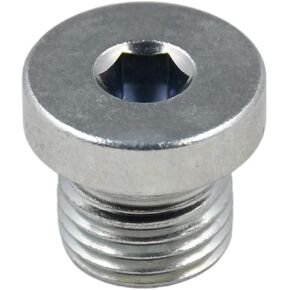 M14x1.5 Stainless Steel Pipe Plug - Slim Round Head Allen Key Slotted, CNC Machined Internal Hex Compatible with Pipe Sealing and Industrial Applications Compatible with Can-Am Outlander Renegade