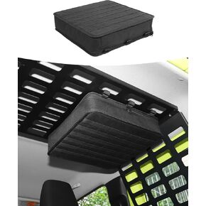 Trunk Expansion Rack Storage Bag Compatible with Jeep Wrangler JK JKU JL JLU 2/4Door,Car Roof Organized Wheel Well Storage Bag for Jeep Interior Accessories