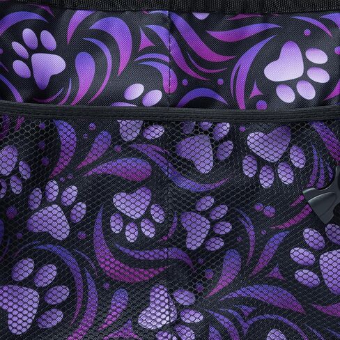 Greatergood Paw Print Print Trunk منظم مع 6 جيوب شاحنات شاحنة و Caddy سيدان مع حاوية تخزين مركبة المقصورة (PAW Symphony) in Kuwait