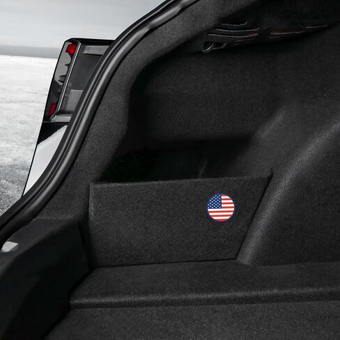 Hengyueshang 2pcs السيارة الخلفية الجذع منظم لوحة مقسم جانبية متوافقة مع Tesla Model Y 2020 2021 2022 2023 2024 الملحقات الداخلية in Kuwait