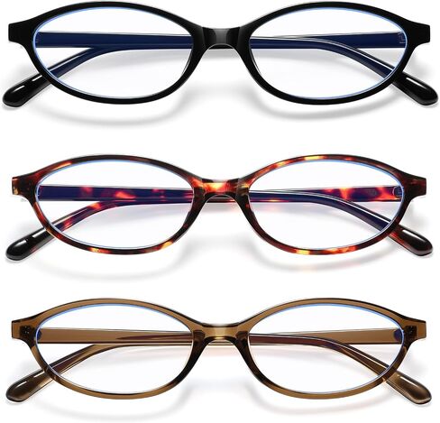 KUGUAOK Retro Oval Blue Light Blocking Glasses for Women 90s Small Cat Eye Eyeglasses Frame Gaming TV Bluelight Glasses in Saudi Arabia