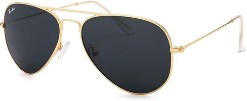 Pro Acme 55MM Glass Small Aviator Sunglasses, Classic Metal Frame UV400 Protection for Men Women in Saudi Arabia