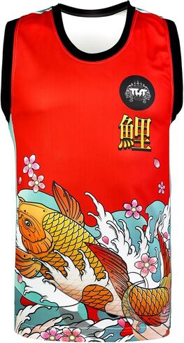 Tuff Sport Tank Top Muay Thai Boxing Vest Top Workout Shirt Sleeveless Gym Fitness Training in Kuwait