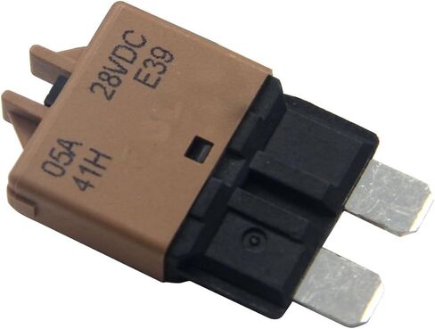 ZOOKOTO 1pcs 30A Circuit Breaker Blade Fuse E39K (T3) Manual Reset Fuse for Car Truck RV Automotive Marine Boat Trolling Motor & Custom Wiring Audio Battery Protection/Low Profile ATC/ATO in Saudi Arabia