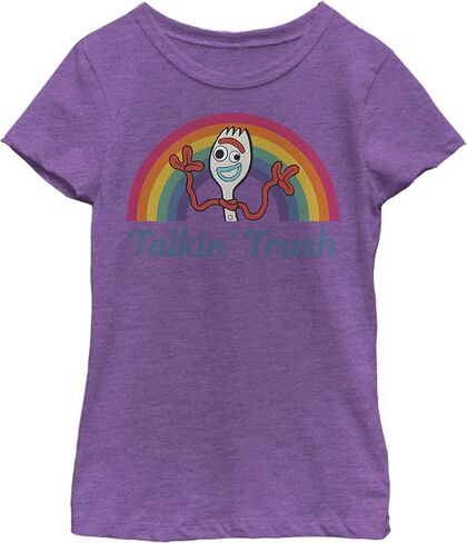 Fifth Sun Disney Pixar Toy Story 4 Talkin Trash Girl's Heather Crew Tee in Saudi Arabia