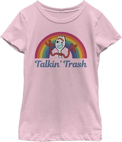 Fifth Sun Disney Pixar Toy Story 4 Talkin Trash Girl's Heather Crew Tee in Saudi Arabia