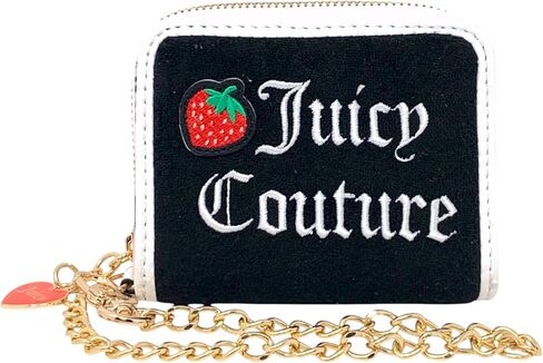 Juicy Couture Women's Square Zip Around Wallet with Wristlet Strap in Kuwait