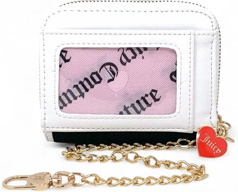 Juicy Couture Women's Square Zip Around Wallet with Wristlet Strap in Kuwait