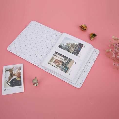 ألبوم الصور المصغرة ، Quicksand Beads 64 جيوب 3 بوصة ألبوم كتاب مصورة مصغرة لصور Instax Camera (Blue) in Kuwait