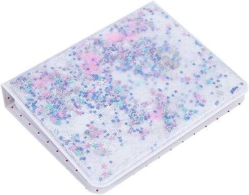 ألبوم الصور المصغرة ، Quicksand Beads 64 جيوب 3 بوصة ألبوم كتاب مصورة مصغرة لصور Instax Camera (Blue) in Kuwait