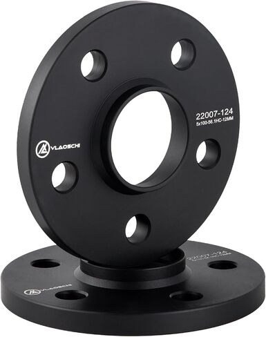 VLAOSCHI Black 5x100 Hubcentric Wheel Spacers 1/2 Inch (12mm) 56.1mm Hub Bore Compatible with Subaru 5 Lug for 1995-2022 Impreza | 2005-2014 Outback | 2013-2022 BRZ | 1998-2022 Forester - Pack of 2 in Saudi Arabia