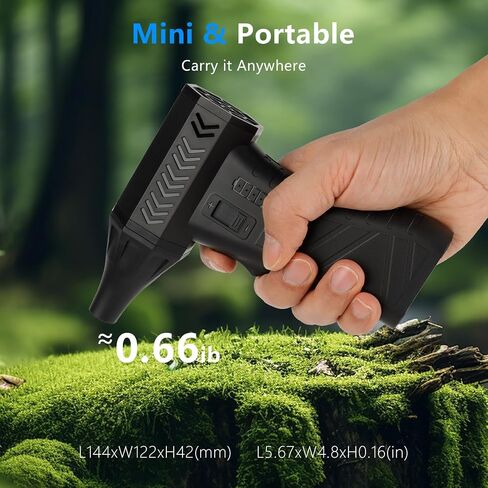 Compressed air Duster - 100000RPM Adjustable Electric Air Duster, Rechargeable 8000mAh Cordless for Dust Off/Cleaning Computer Electronics/Inflating Pool Toys, Replace Air Can/Pump in Saudi Arabia