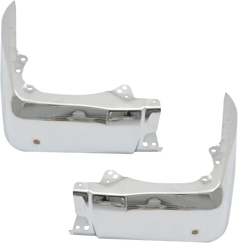 Labwork Chrome chrome exper end caps محدد بديلاً يمينًا ويسارًا لعام 2014-2021 Toyota Tundra بدون ثقوب مستشعر للوقوف السيارات To1104123 to1105123 in Saudi Arabia