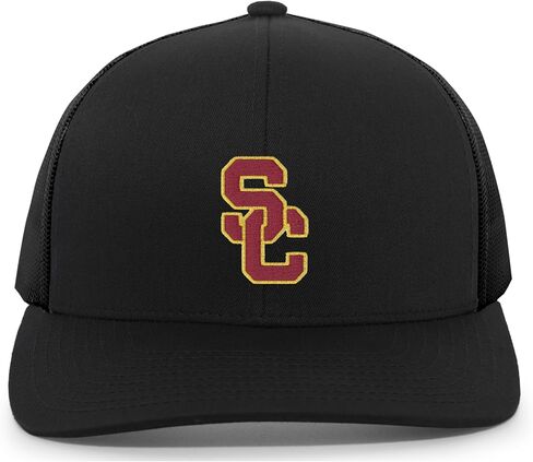 Pacific Headwear Standard USC Men's Trucker Snapback Cap, Main in Saudi Arabia