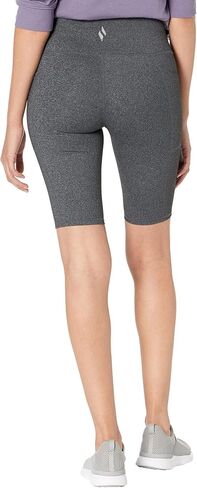 Skechers GO Walk High Waisted 10" Bike Shorts Heather Grey LG 10 in Saudi Arabia