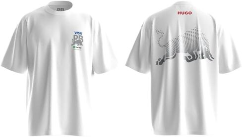 Hugo Men's F1 2025 VCARB RACING BULL TEAM BIG BACK LOOG THERT in Kuwait