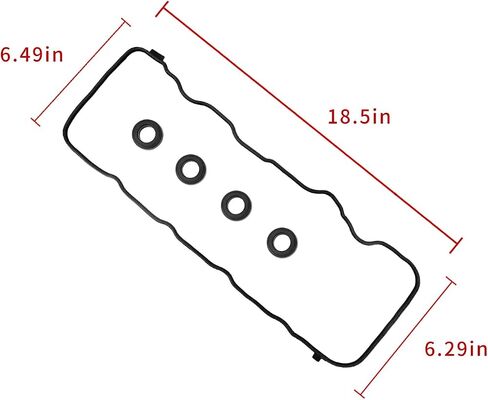 12341RNAA01 for Honda Civic HR-V 1.8L Acura ILX 2.0L L4 Valve Cover Gasket Sets 30522RNAA01 VS50563 & 15826-RNA-A01 VTEC Solenoid Spool Valve Gasket 91319-PAA-A01 917-174 Oil Filter Adapter Gasket in Kuwait