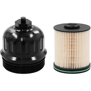 134001 Billet Fuel Filter Housing Cap Replacement for2017-2019 Chevy/GMC 6.6L L5P Duramax Diesel 2500HD 3500HD(with TP1015 fuel filter)