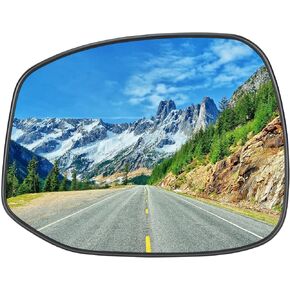 Driver Left Side Heated Mirror Glass Fits for Honda Civic 2012 2013 Replacement for 76253TR3A01
