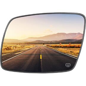 Driver Left Side Heated Mirror Glass Fits for Dodge Journey 2009-2019 Replacement for 68045693AA 68045691AA