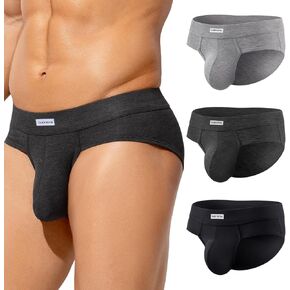 ملخصات Casey Kevin للرجال الداخلية للتنفس خفيفة الوزن 3D Contour Pouch Super Soft Soft Proffless Levelsible for Men Pack