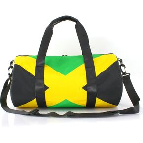 Duffel Bag Gym Bag for Men Women Lightweight with Inner Pocket for Travel Sports Swimming Fitness Shoulder Strap Jamaica Reggae(Jamaica)