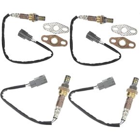 A-Premium O2 Oxygen Sensor Compatible with Lexus LX470 1998-2005 & Toyota Sequoia 2001-2004, Tundra 2000-2004, Land Cruiser 1998-2005, V8 4.7L, Upstream and Downstream, 4-PC Set, Replace# 8946550120