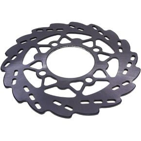Motorcycle Sprocket Replacement 220mm Brake Disc Front Rotor with 4-bolt pattern, Compatible with 110cc, 125cc, 150cc RFZ Apollo, SSR, Tao Tao Dirt Bike Pit BIkes
