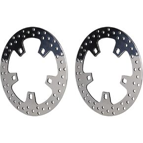 11.8 "2 PCS دوار فرامل فرامل أمامي ل Harley Road King Flhr flhrxs لـ Street Glide flhx flhxs لـ Electra Glide flhtcu flht 2014-2021 لـ Road Glide 2015-2021