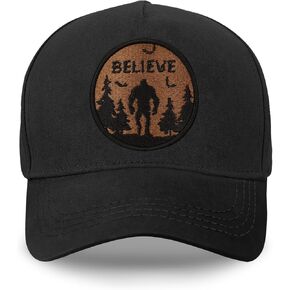 Bigfoot Trucker Hat للرجال ، هدايا Big Foot Sasquatch ، Sasquatch Baseball Cap القابلة للتعديل.