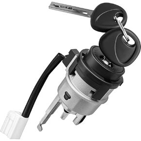 Ignition Lock Cylinder Switch with 2 Keys Fit for Hyundai Accent 2012-2017 Dodge Attitude 2012-2014, Ignition Lock Cylinder Housing Assembly Replace 81900-1RJ00 819001RJ00
